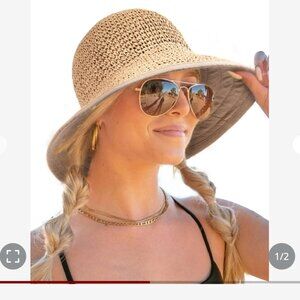 Stylish Tan Sun Hat for Women